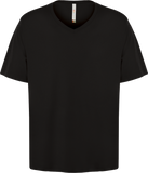 ATC™ EUROSPUN® Ring Spun V-Neck T-Shirt Black