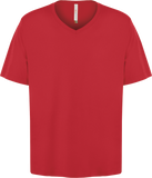 ATC™ EUROSPUN® Ring Spun V-Neck T-Shirt True Red