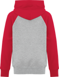 ATC Everyday 2 Tone Hoodie Heather Grey Red
