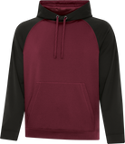 ATC™ GAME DAY™ FLEECE TWO TONE HOODIE MAROON BLACK