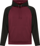 ATC™ GAME DAY™ FLEECE TWO TONE HOODIE MAROON BLACK