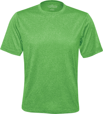 ATC™ Polyester Heather Wicking T-Shirt Turf Green