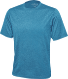 ATC™ Polyester Heather Wicking T-Shirt Blue Wake