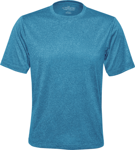 ATC™ Polyester Heather Wicking T-Shirt Blue Wake