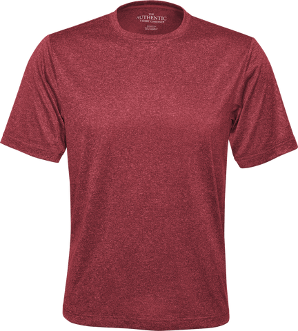ATC™ Polyester Heather Wicking T-Shirt Cardinal