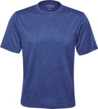 ATC™ Polyester Heather Wicking T-Shirt Cobalt