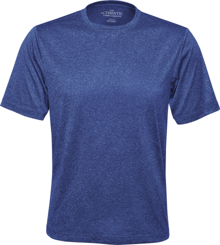 ATC™ Polyester Heather Wicking T-Shirt Cobalt