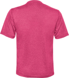 ATC™ Polyester Heather Wicking T-Shirt Raspberry