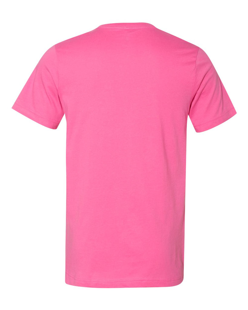 Short Sleeve Pink Cvc Jersey Tee BELLA CANVAS Unisex CVC Jersey