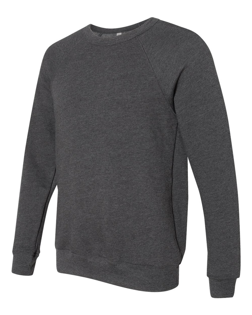 BELLA CANVAS Unisex Sponge Fleece Crewneck Dark Grey Heather More Than Just Caps Clubhouse