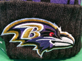 Baltimore Ravens Fleece Lined Knit Pom Toque