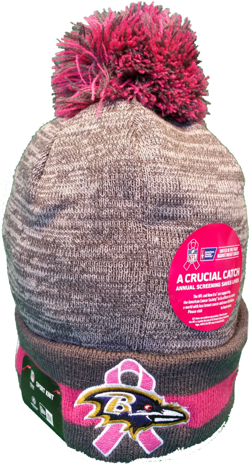 Baltimore Ravens Breast Cancer Awareness Sideline Toque More Than Just Caps Clubhouse