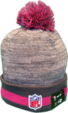 Jacksonville Jaguars Breast Cancer Awareness Sideline Fleece Pom Toque