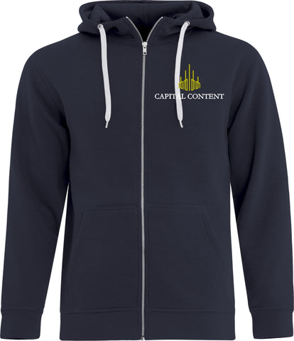 Capital Content Esactive Full Zip Hood Navy