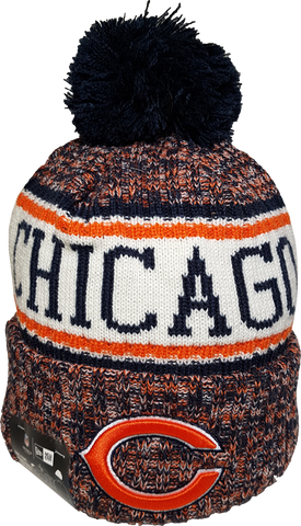 Chicago Bears Fleece Lined Pom Toque