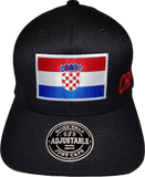Croatia Big Flag Cap Adjustable Black