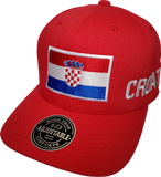 Croatia Big Flag Cap Adjustable Red