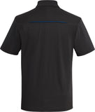 COAL HARBOUR® Snag Resistant Contrast Inset Sport Shirt Black Royal