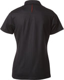 COAL HARBOUR® Women's Snag Resistant Contrast Inset Sport Shirt Black Orange
