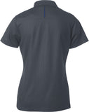 COAL HARBOUR® Women's Snag Resistant Contrast Inset Sport Shirt Charcoal Royal