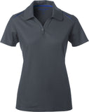 COAL HARBOUR® Women's Snag Resistant Contrast Inset Sport Shirt Charcoal Royal