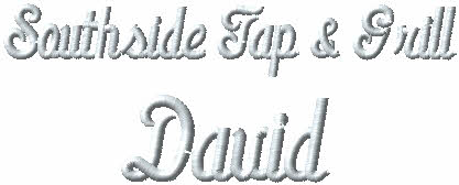 Custom Embroidery David