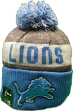 Detroit Lions 2016-2017 Sideline Knit Pom Toque