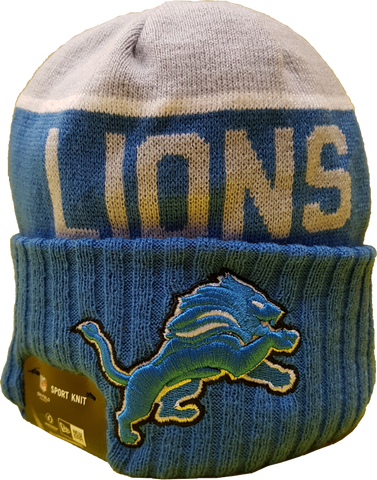 Detroit Lions Cuffed Beanie Toque