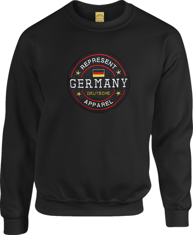 Germany Benchmark Crew Neck Sweater Black