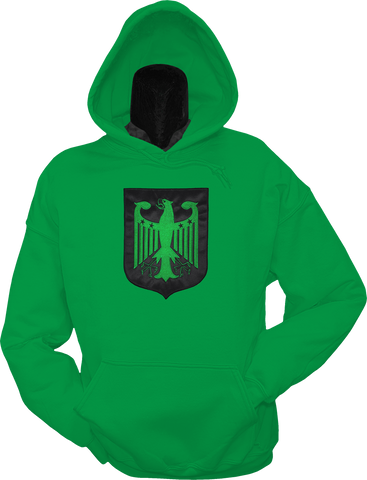 Germany Shield Hoodie Kelly Green