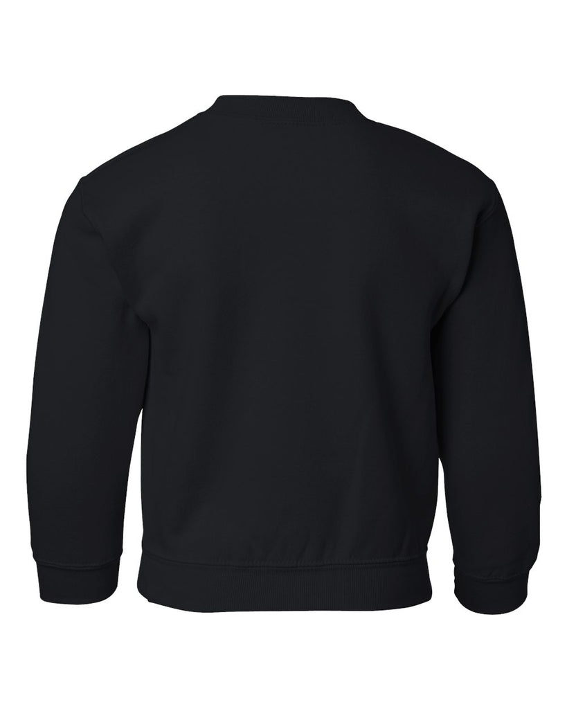 Gildan Heavy Blend Youth Crewneck Sweatshirt Black XS