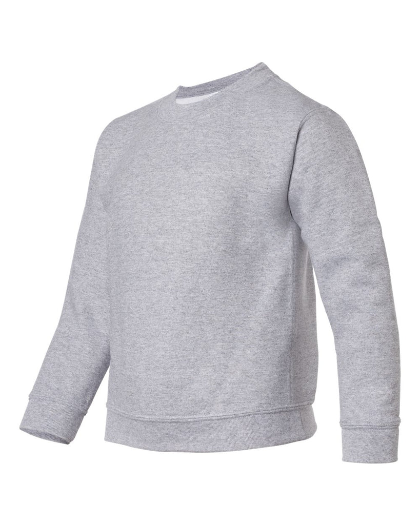 Gildan Heavy Blend Youth Crewneck Sweatshirt Sport Grey More Than Just Caps Clubhouse