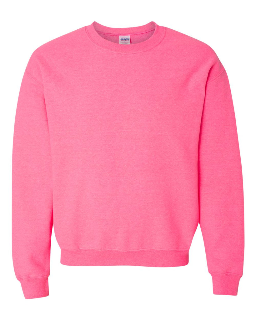 Pink crew neck sweatshirt store