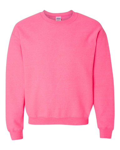 Gildan - Heavy Blend™ Crewneck Sweatshirt Safety Pink