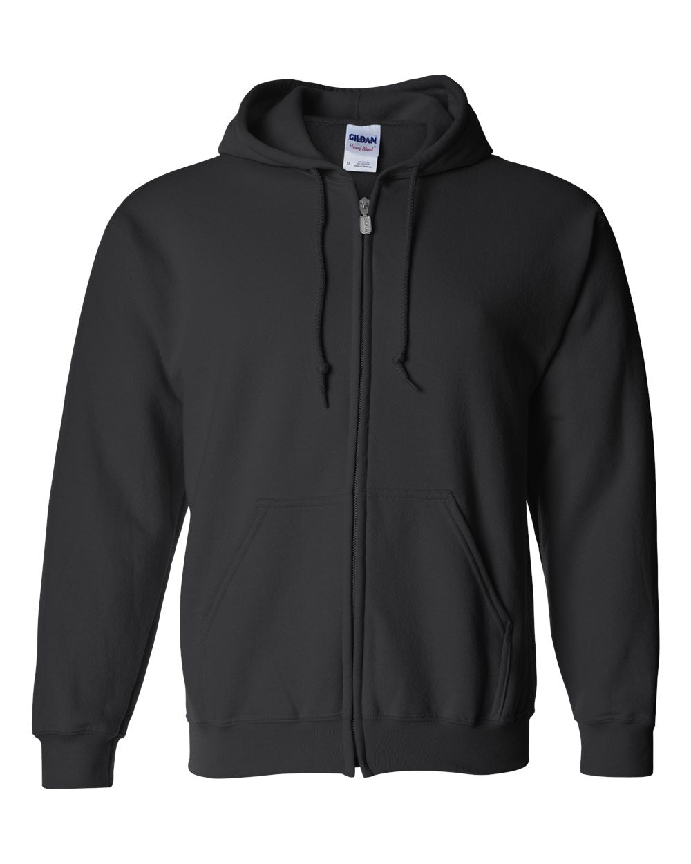 Gildan - Heavy Blend™ Full Zip Hooded Sweatshirt Black – More Than