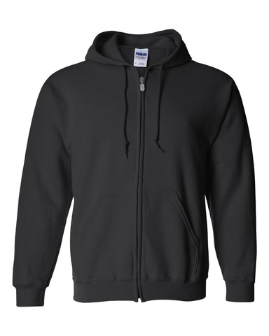 Gildan - Heavy Blend™ Full Zip Hooded Sweatshirt Black