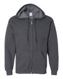 Gildan - Heavy Blend™ Full Zip Hooded Sweatshirt Dark Heather