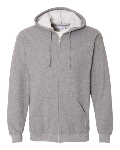 Gildan - Heavy Blend™ Full Zip Hooded Sweatshirt Graphite Heather