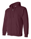 Gildan - Heavy Blend™ Full Zip Hooded Sweatshirt Maroon