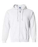 Gildan - Heavy Blend™ Full Zip Hooded Sweatshirt White