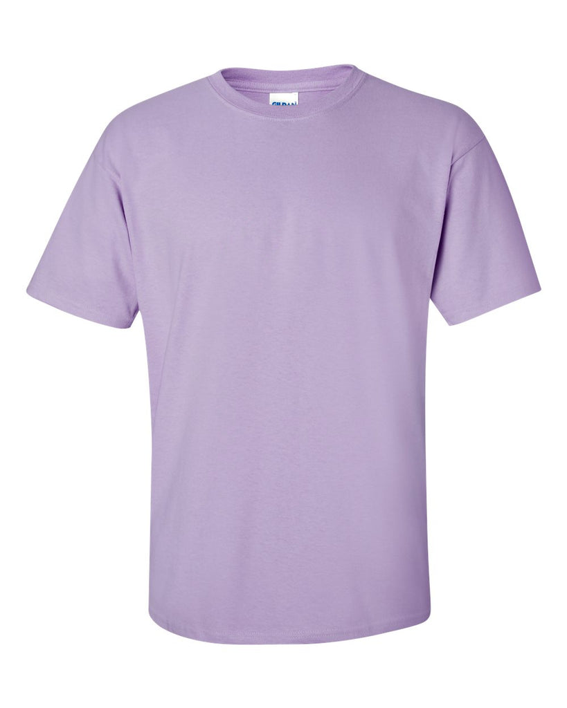 Gildan T-shirt da uomo senza cuciture con doppio ago prelavato, Cielo Gildan T-shirt da uomo senza cuciture con doppio ago prelavato, Cielo