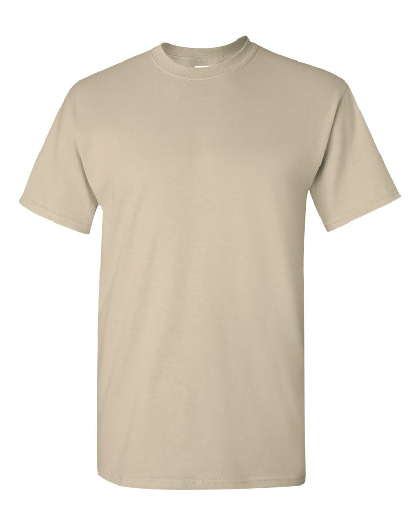 Gildan T-Shirt Uomo Ultra Cotton - 100% Cotone, Colore Cornsilk, Taglia Medium, Classica E Resistente