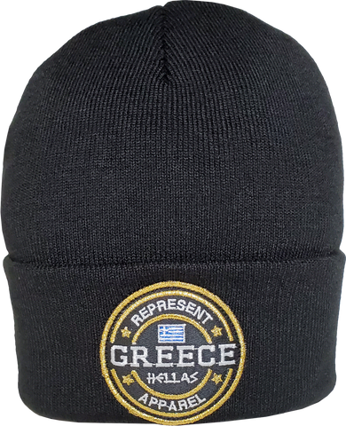 Greece Toque Benchmark Rib Knit Black