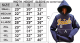 Irish Hoodie Script Navy Gold