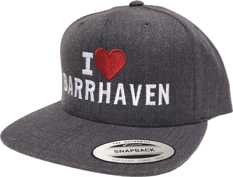 I Heart Barrhaven Snapback Dark Heather