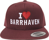 I Heart Barrhaven Snapback Maroon