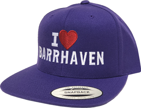 I Heart Barrhaven Snapback Purple