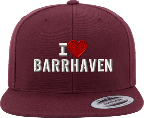 I (Heart) Barrhaven Snapback Maroon