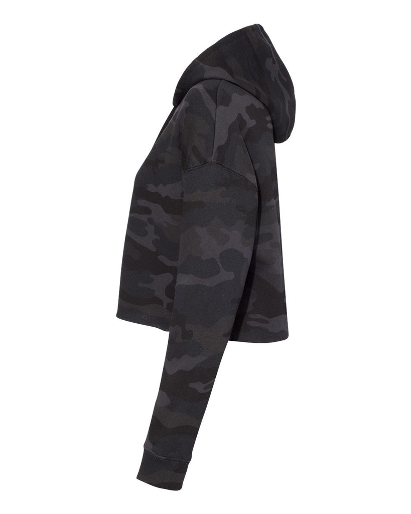 Camo cropped hoodie shop