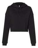Independent Trading Co. - Women's Lightweight Cropped Hoodie Black
